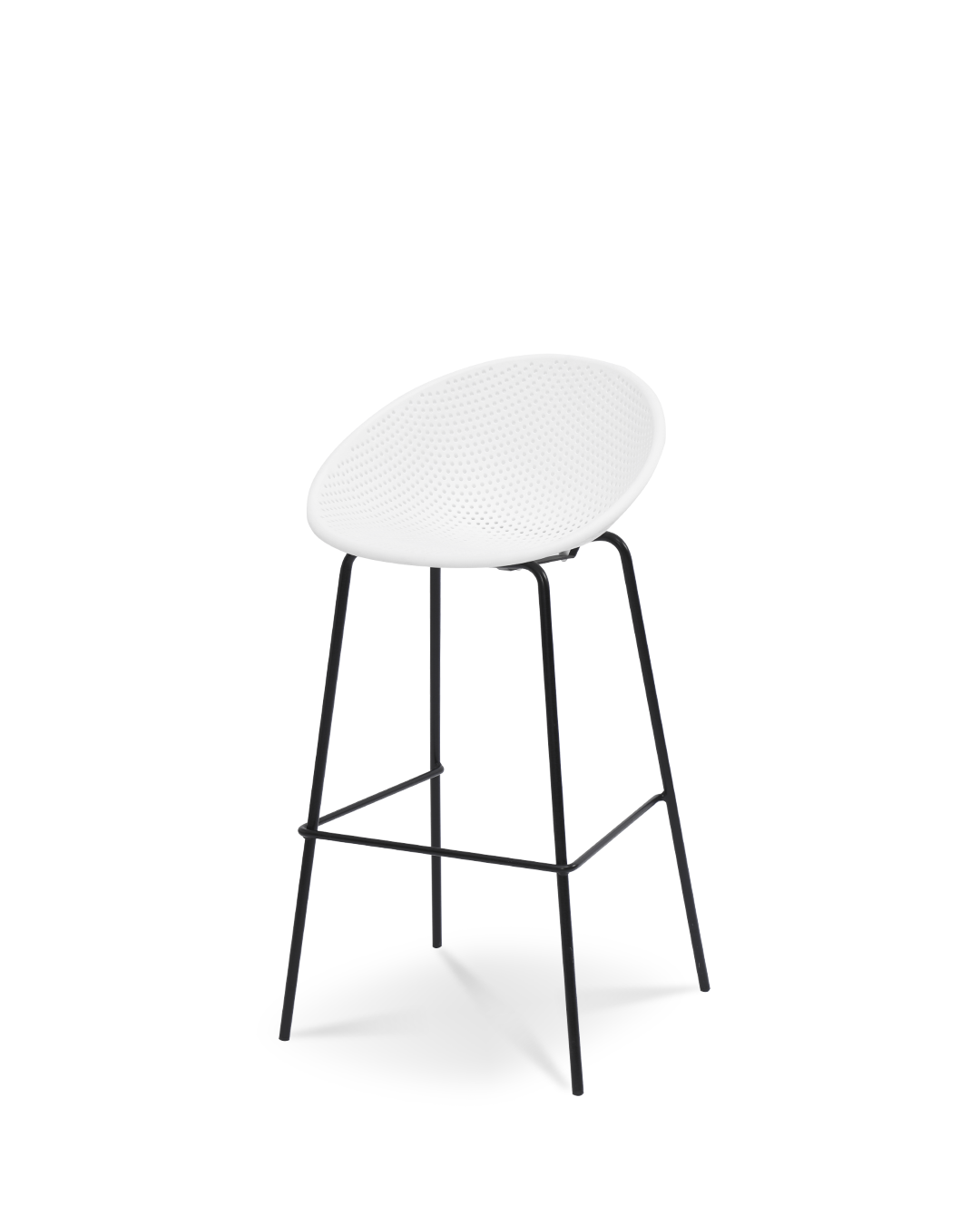 Europa Bar Stool Ivory White