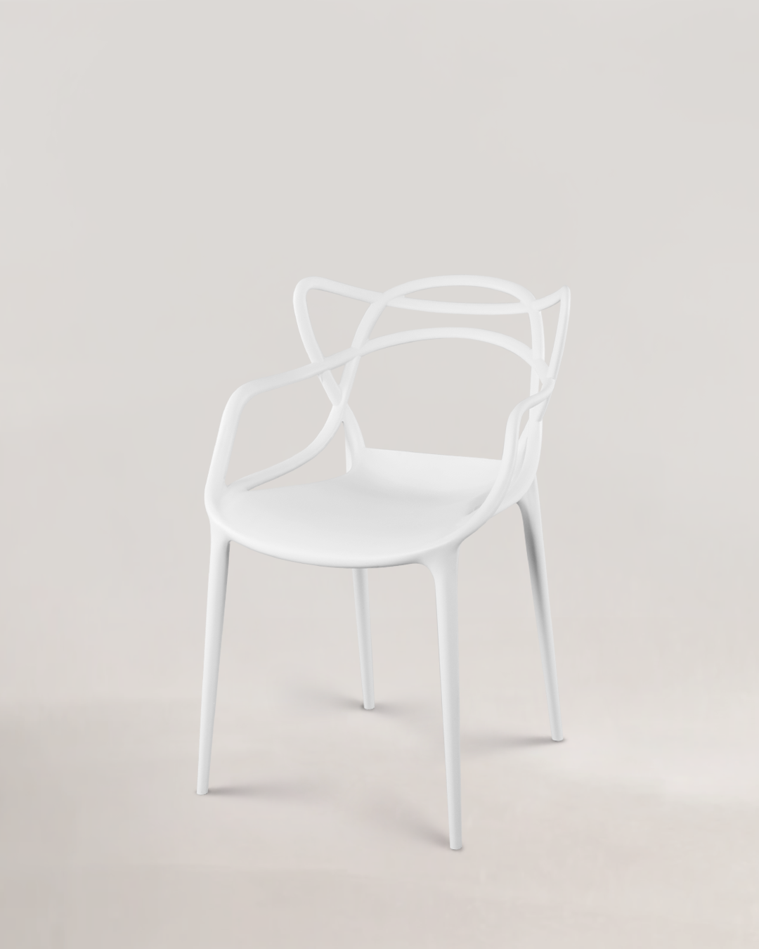 Maxter Philipe Chair Ivory White