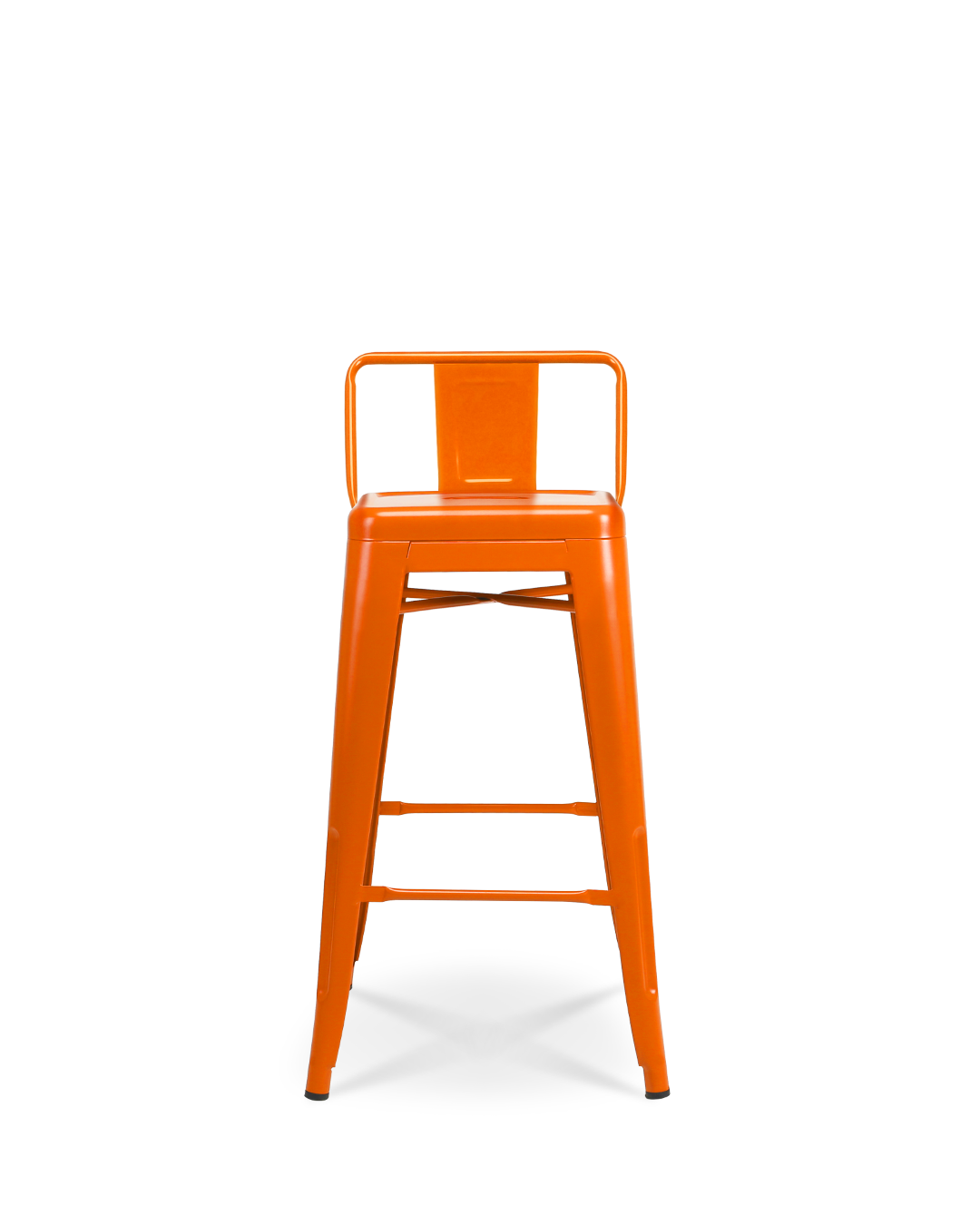 Silla Alta Lix de metal naranja