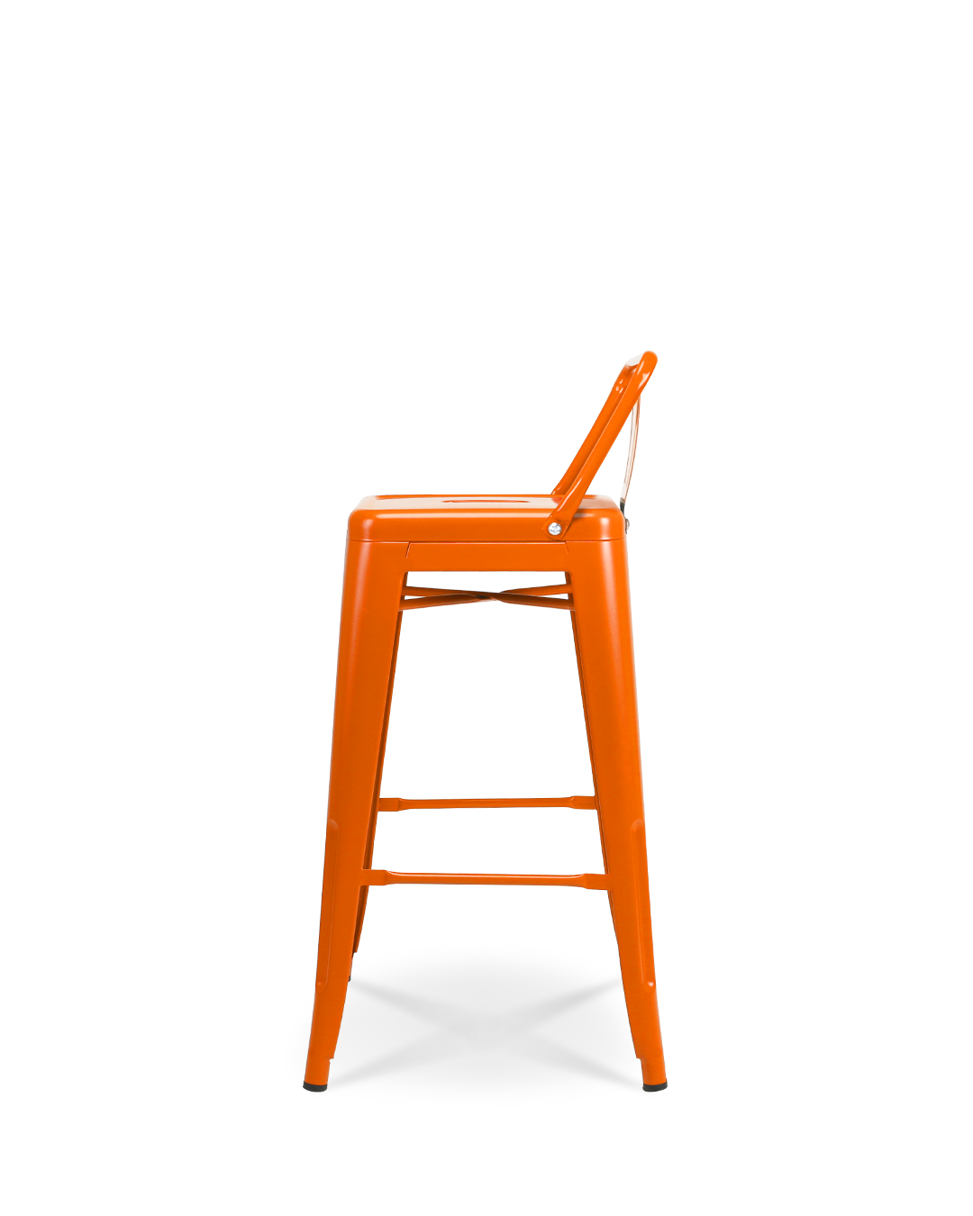 Silla Alta Lix de metal naranja