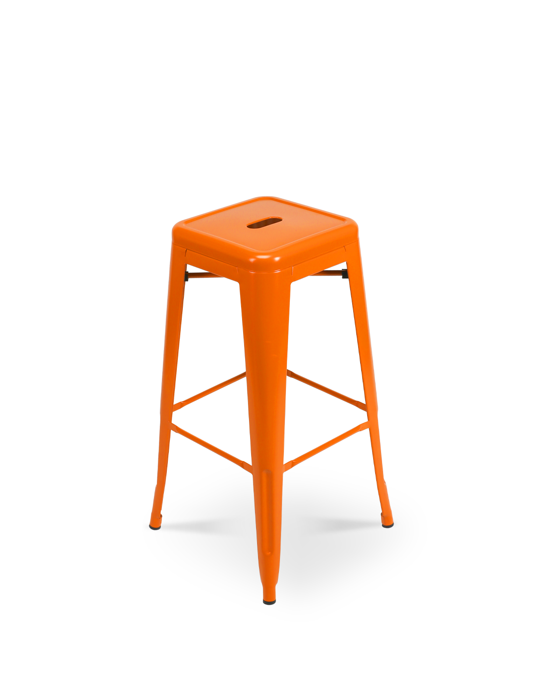 Taburete de metal Lix Naranja