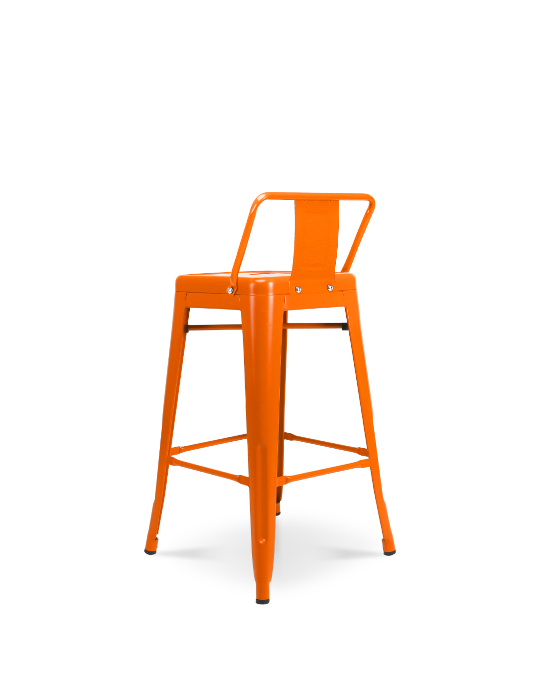 Silla Alta Lix de metal naranja