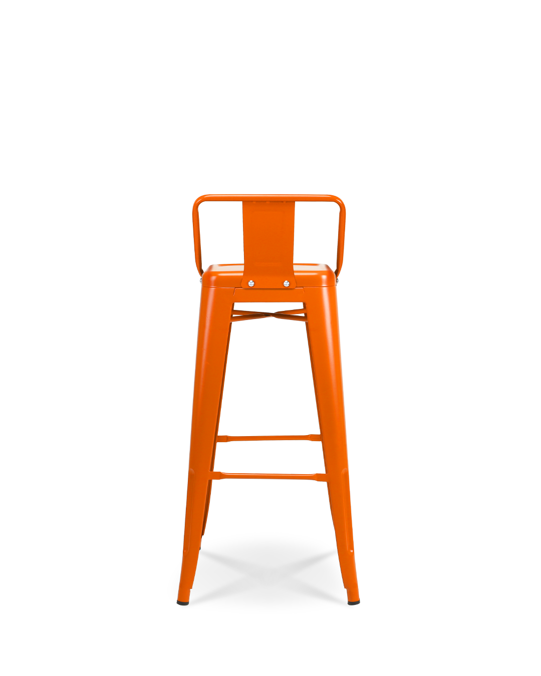 Taburete Alto de metal Lix Naranja