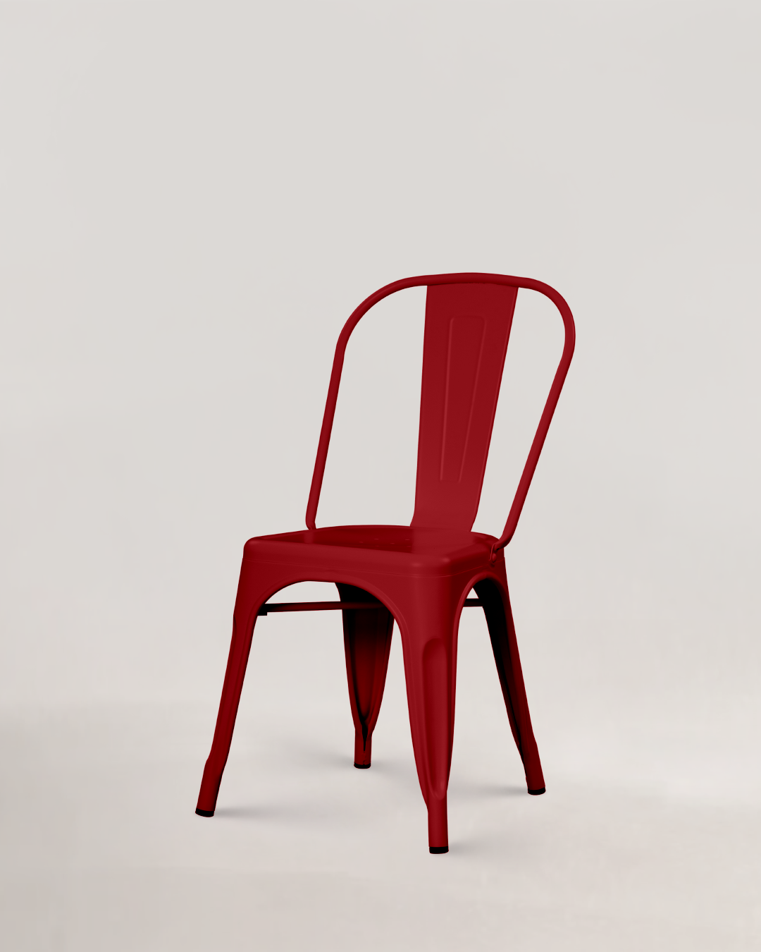 Silla Metálica Lix Rojo