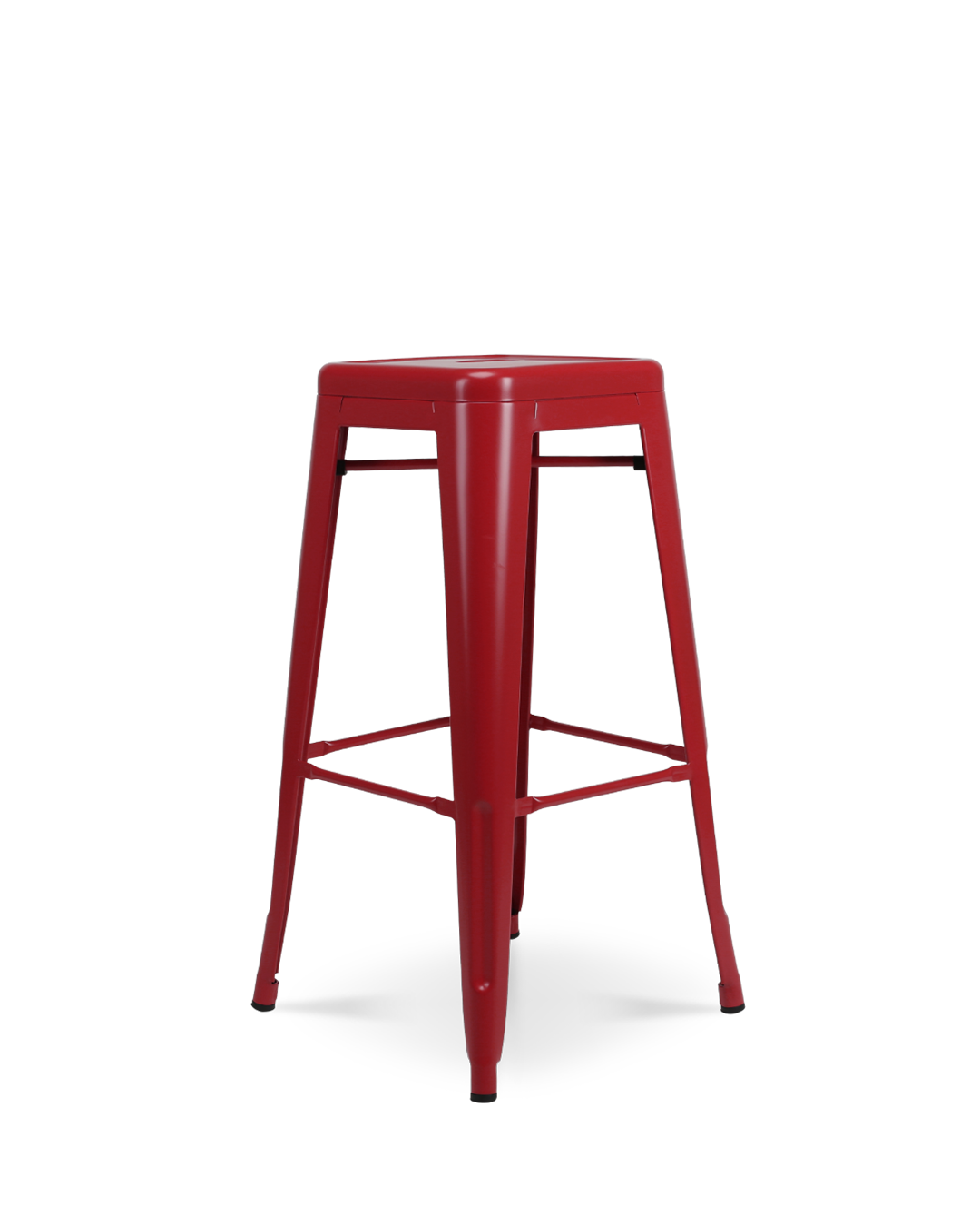 Lix Metal Bar Stool Red