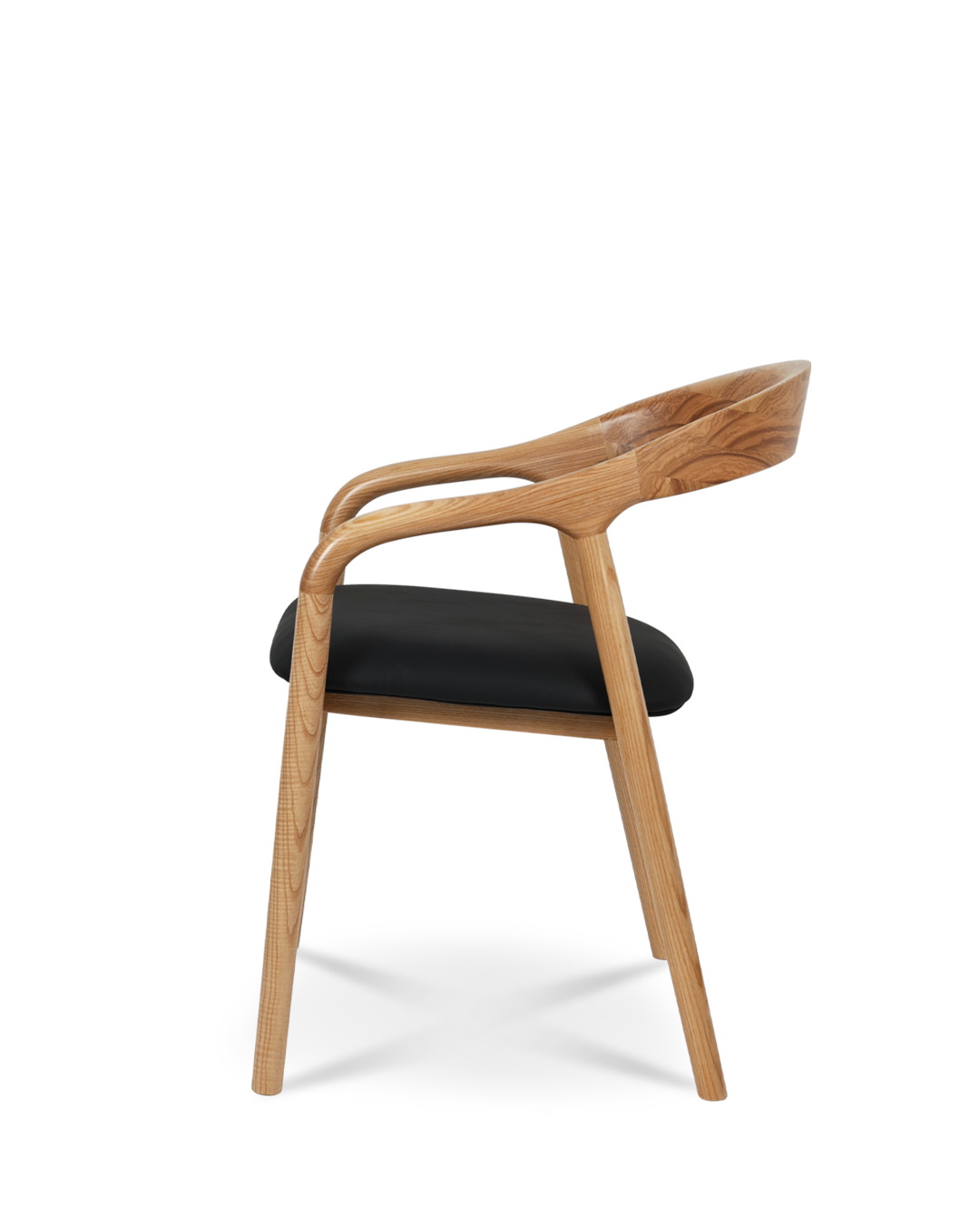 Riva Wooden Chair Natural Black