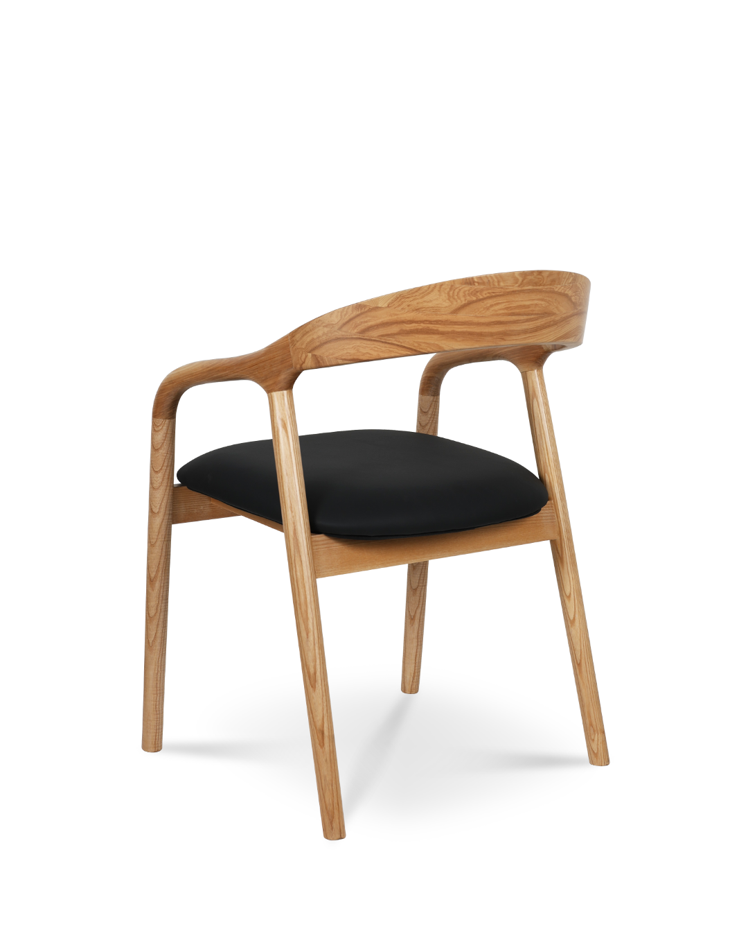 Riva Wooden Chair Natural Black