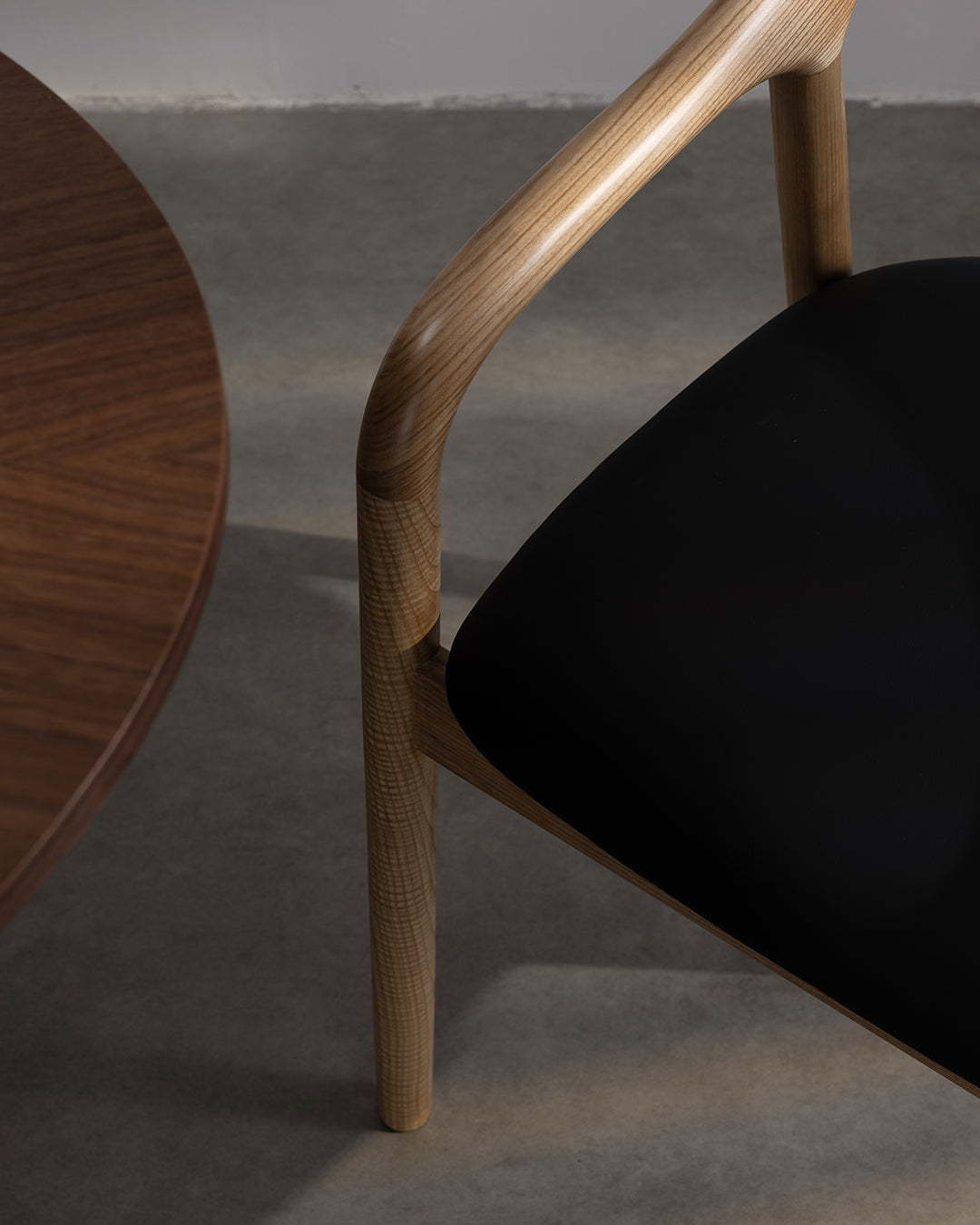 Riva Wooden Chair Natural Black