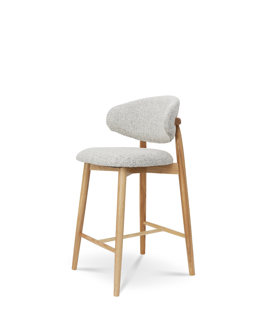 Silvia Wooden Bar Chair Natural