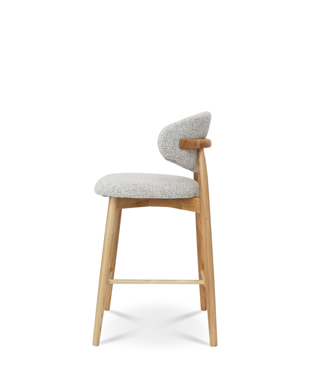 Silvia Wooden Bar Chair Natural