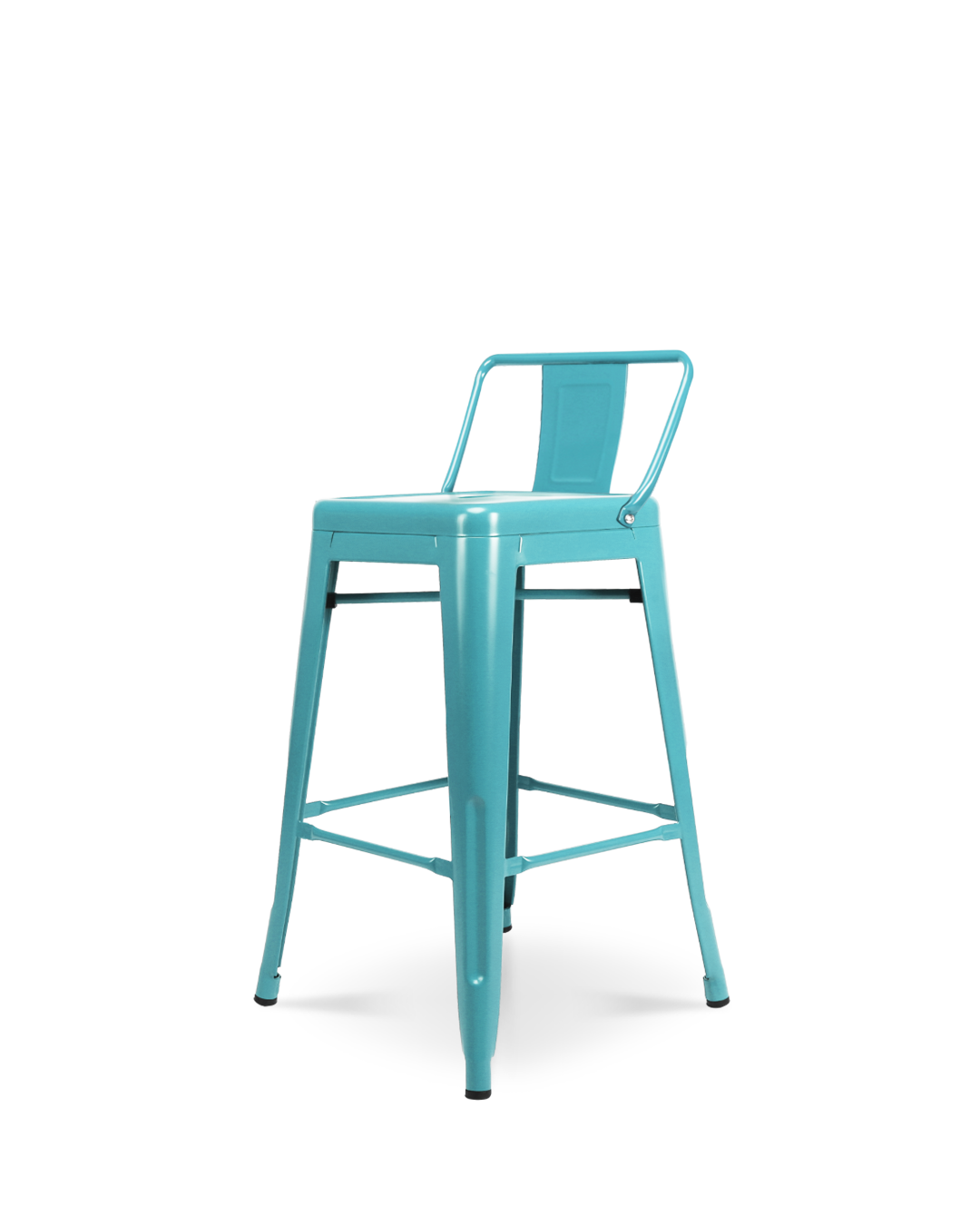 Lix Metal Counter Chair Turquoise