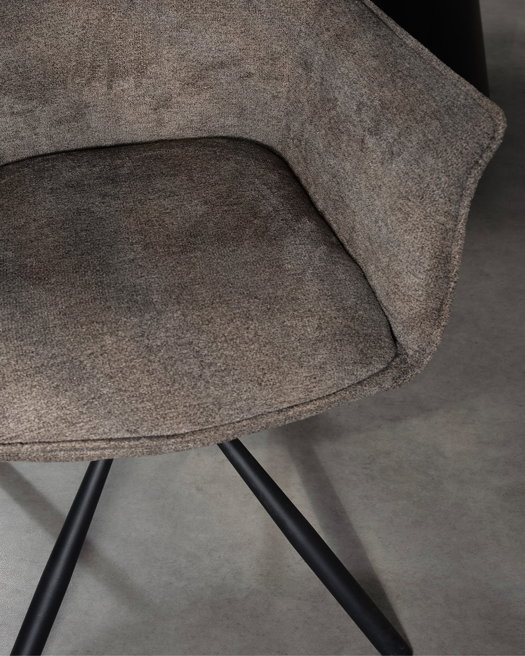 Velleda Dining Chair Dark Grey