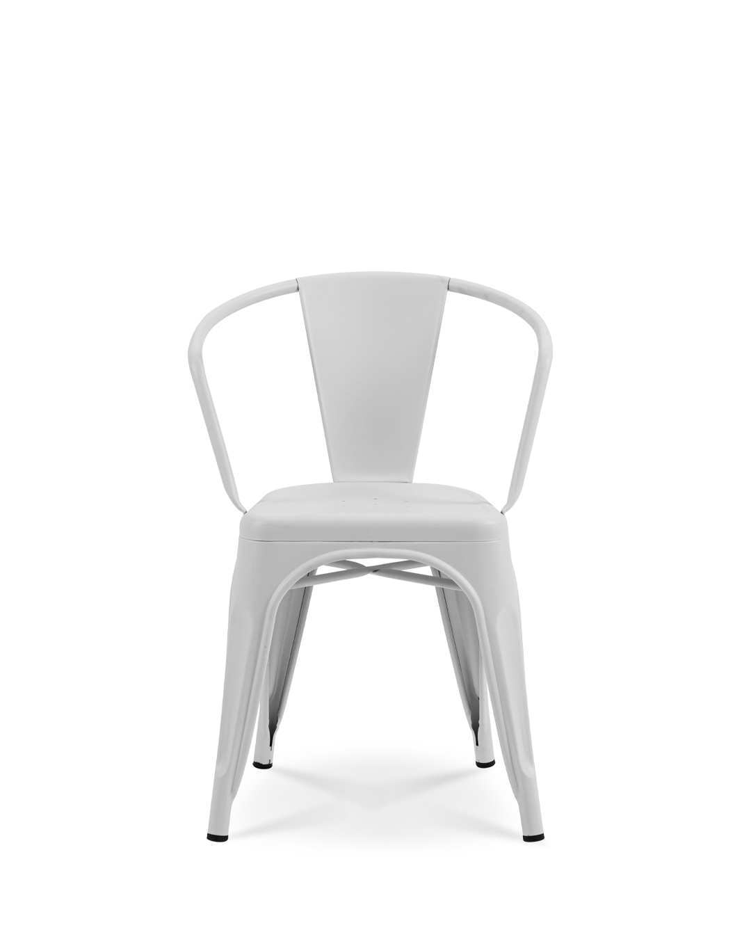 Silla con Reposabrazos Metálica Lix Blanco