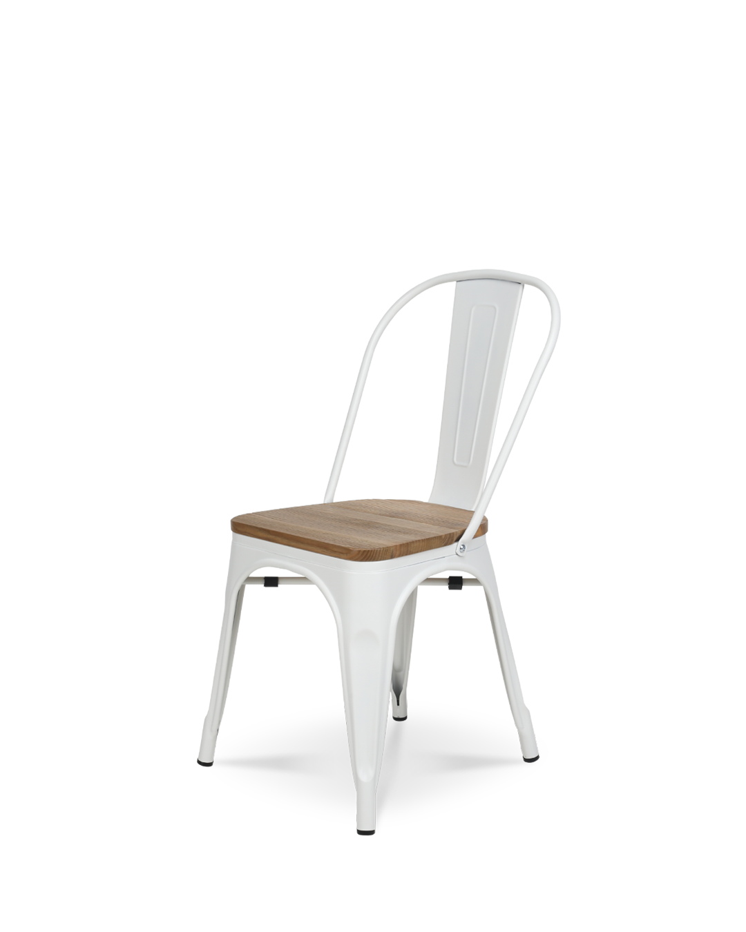 Silla LIX Blanco Madera y metal