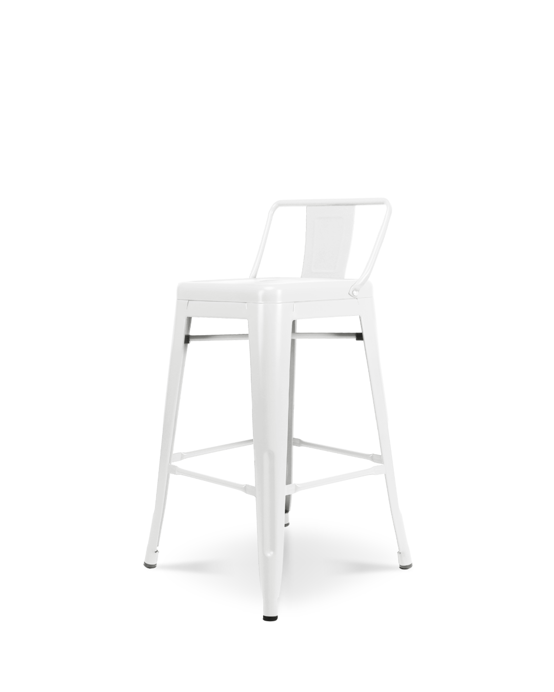 Silla Alta Lix de metal blanco