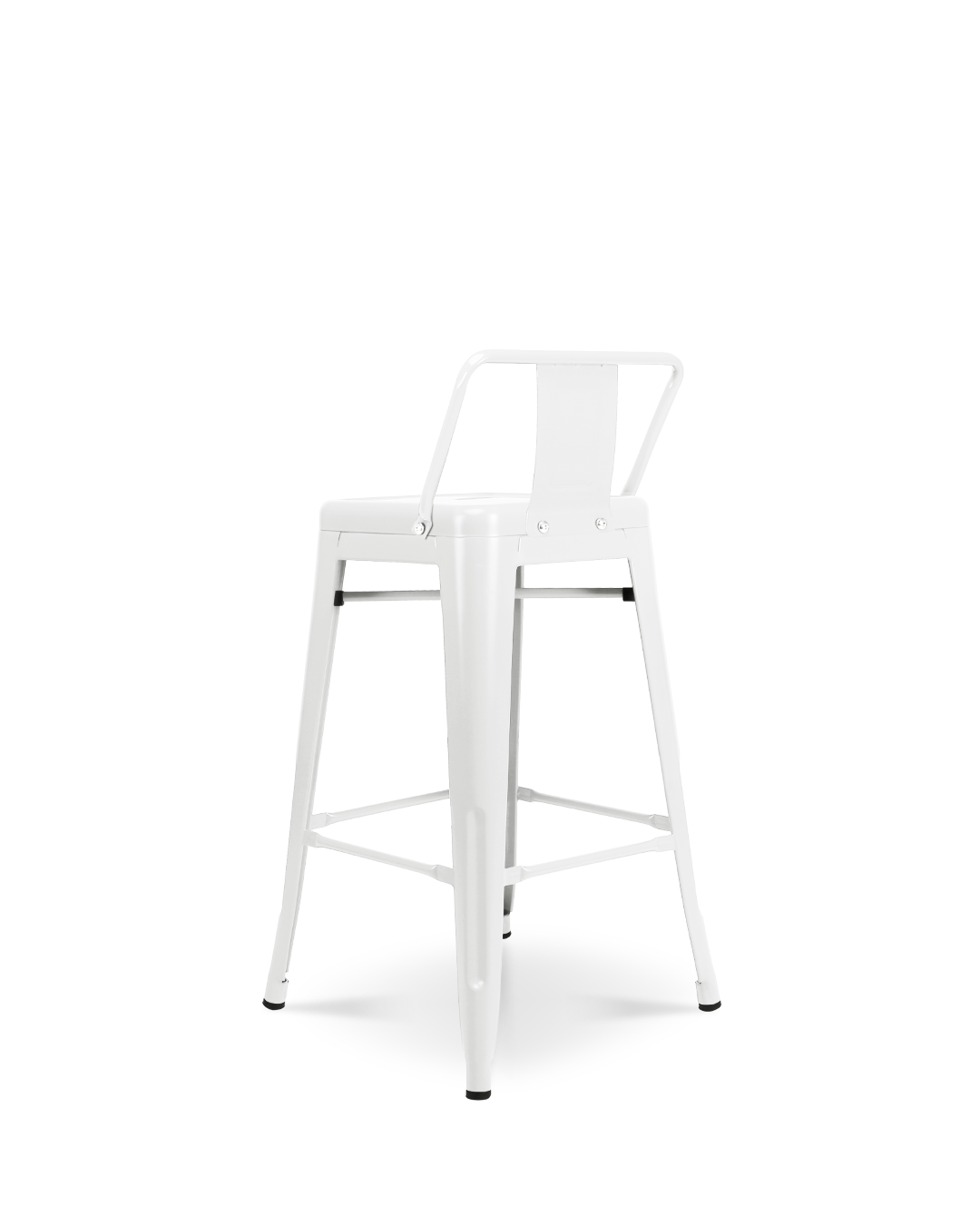 Silla Alta Lix de metal blanco