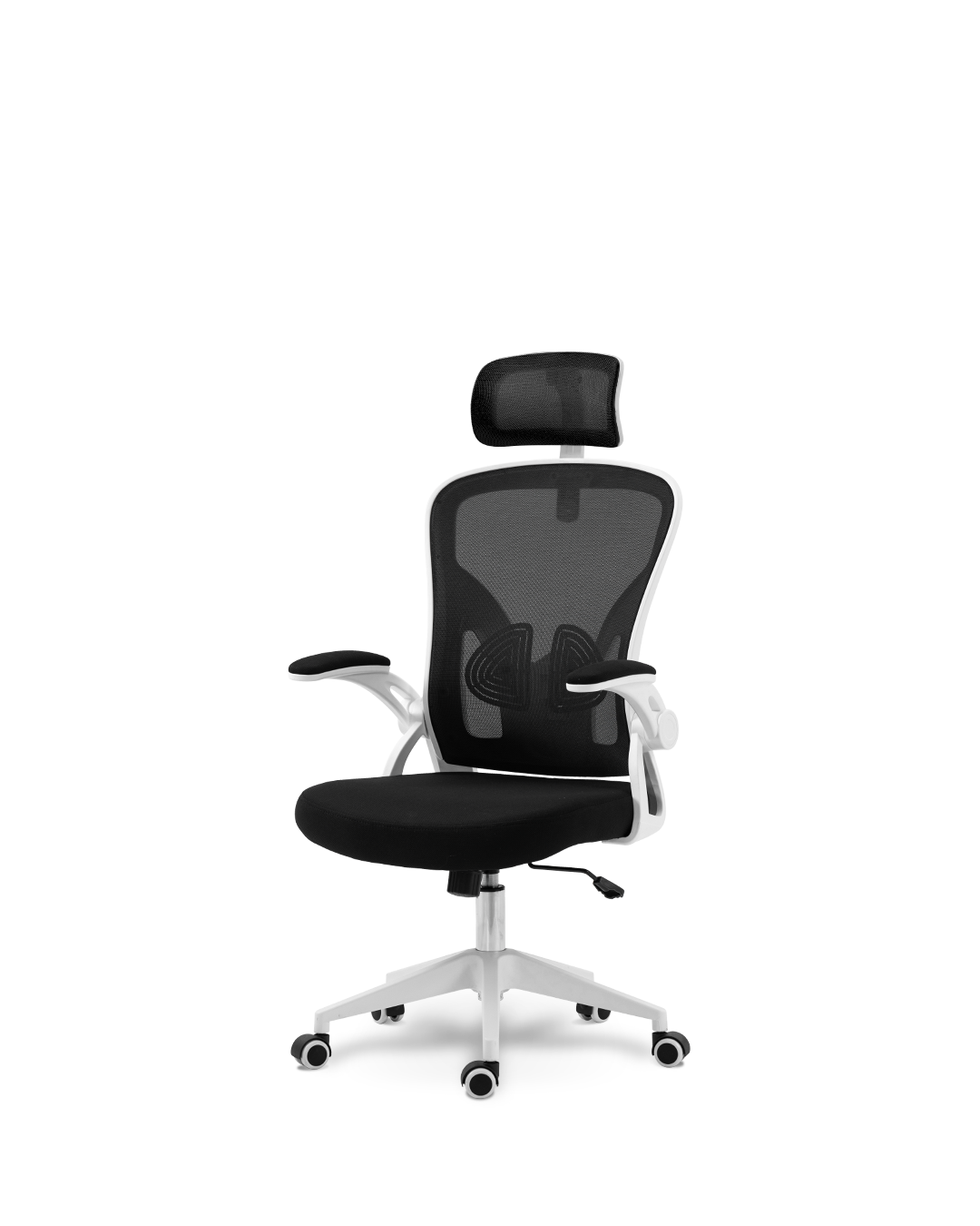 Dike Office Chair White Black