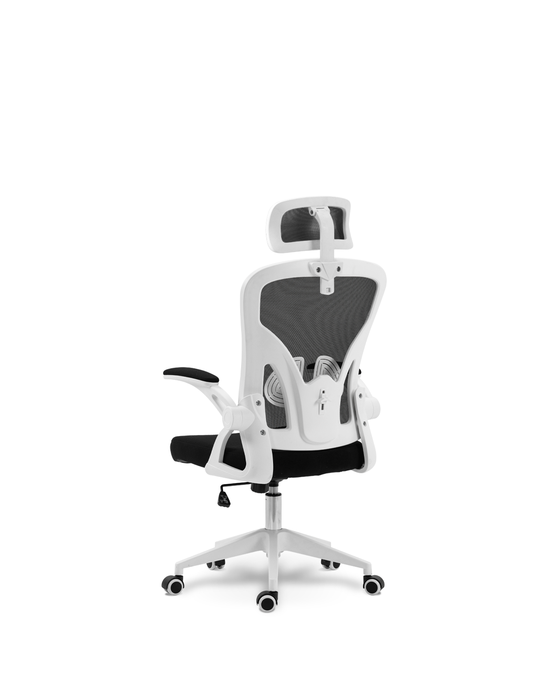 Dike Office Chair White Black