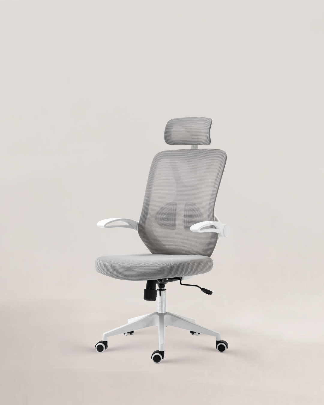 Silla de Oficina Klotho Blanco/Gris