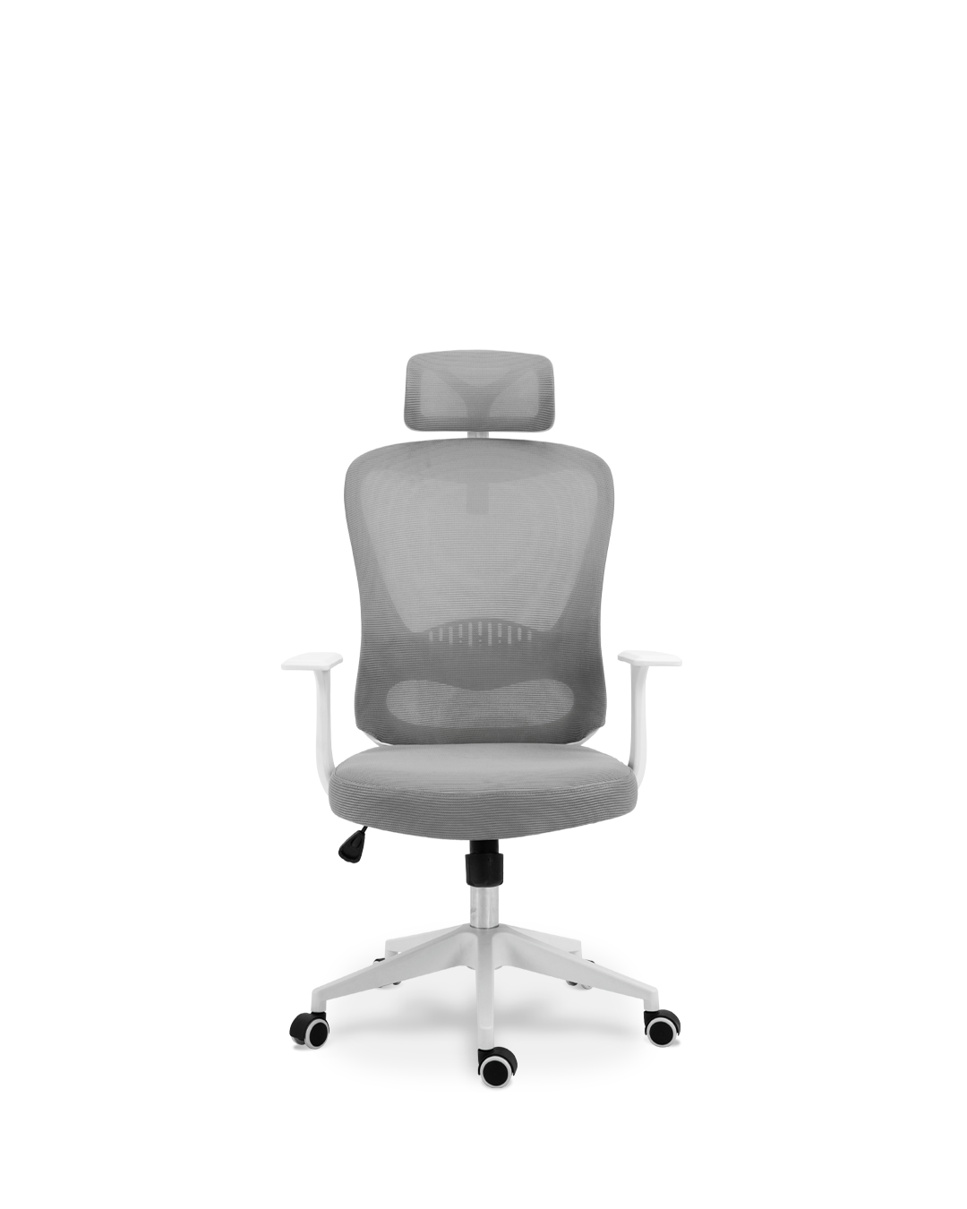 Silla de Oficina Aurora Blanco/Gris