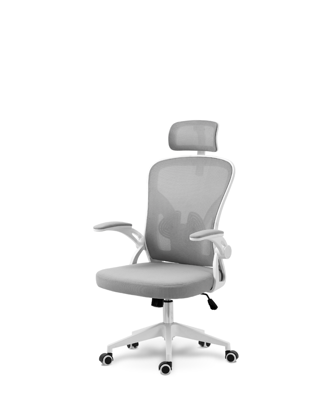 Silla de oficina Dike Blanco / Gris