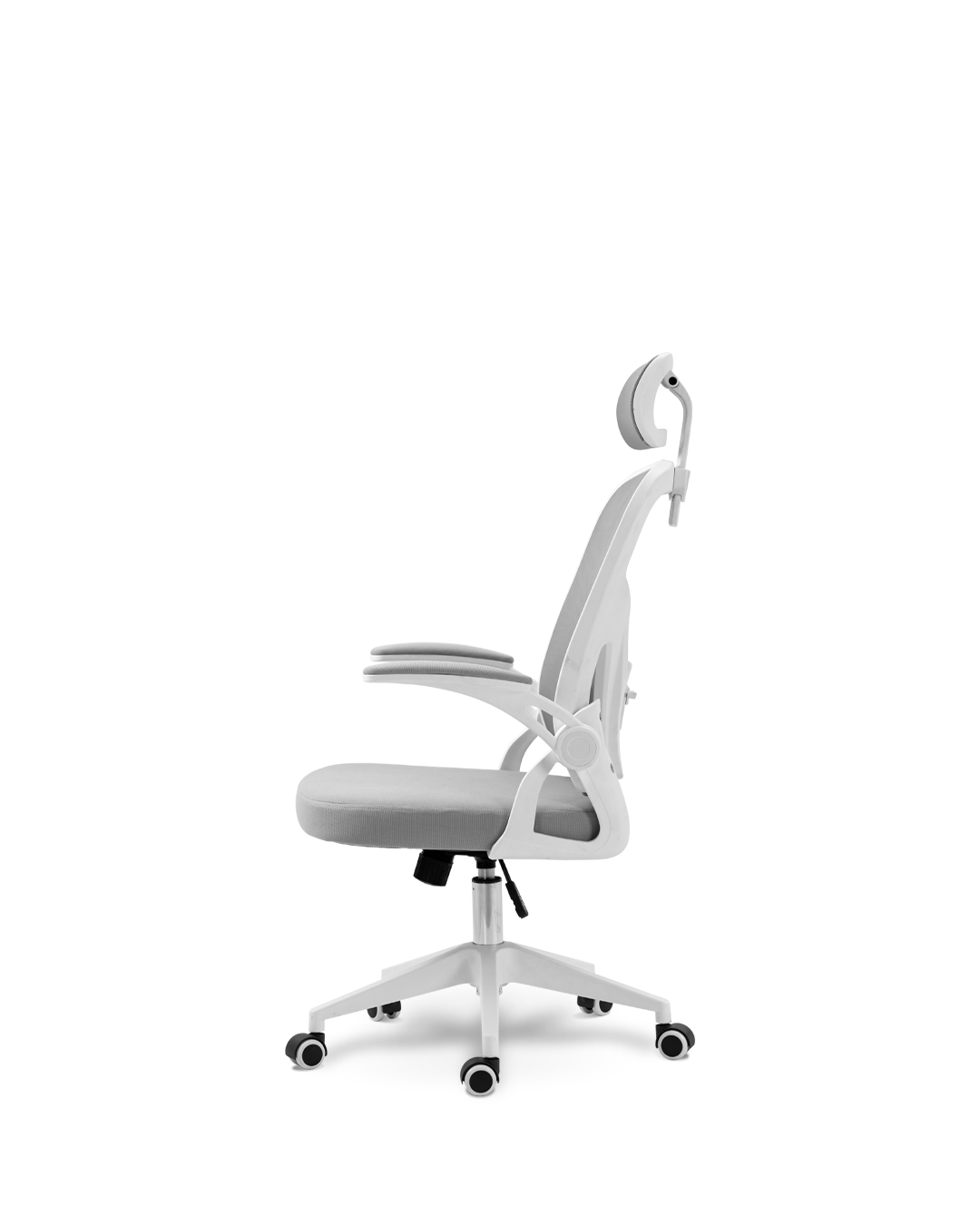 Silla de oficina Dike Blanco / Gris