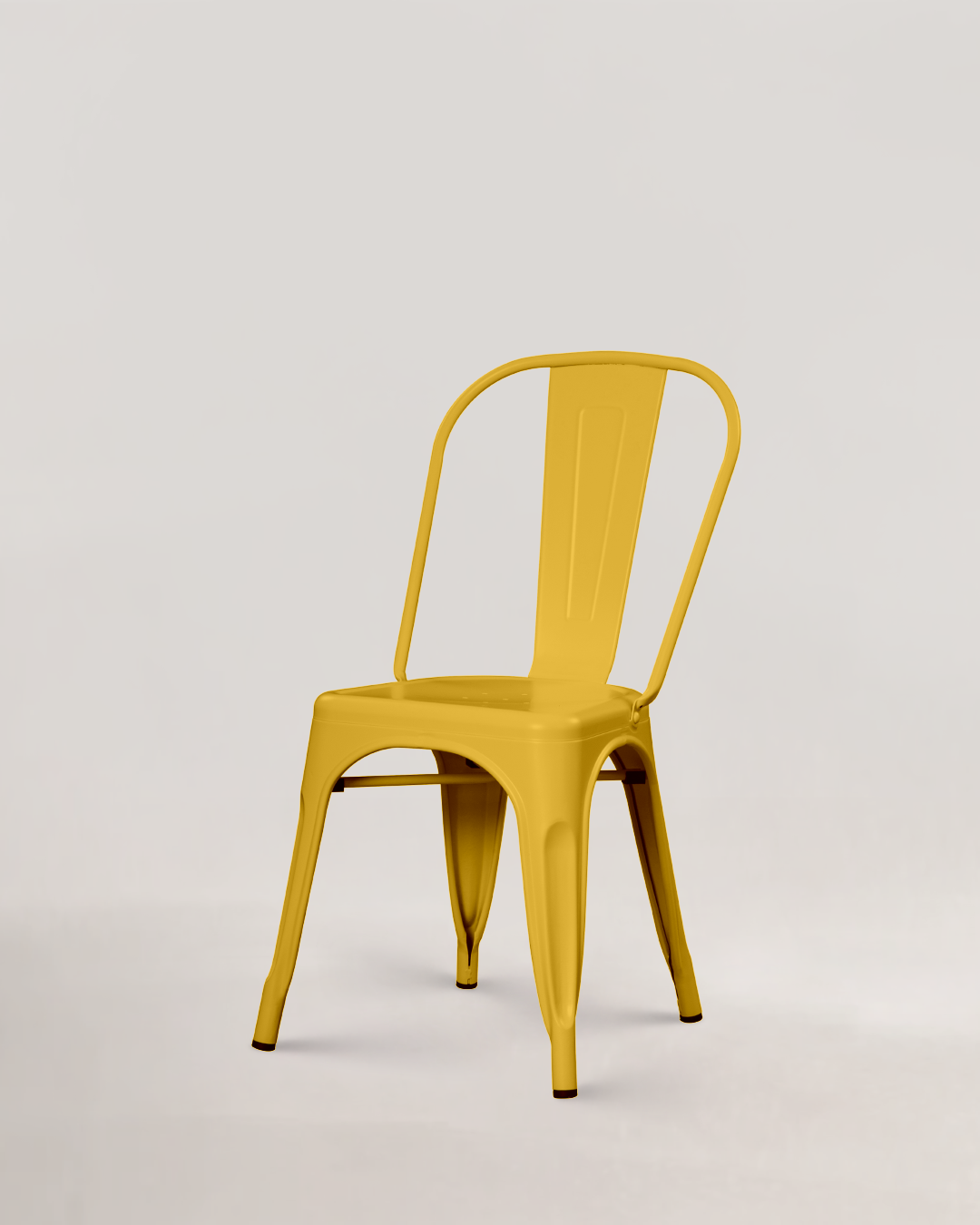 Silla Metálica Lix Amarillo