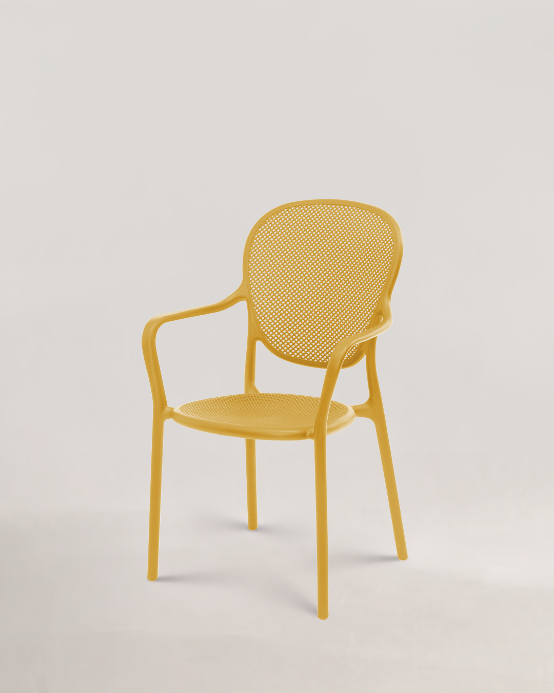 Pales Plastic Chair Potters Clay Yellow