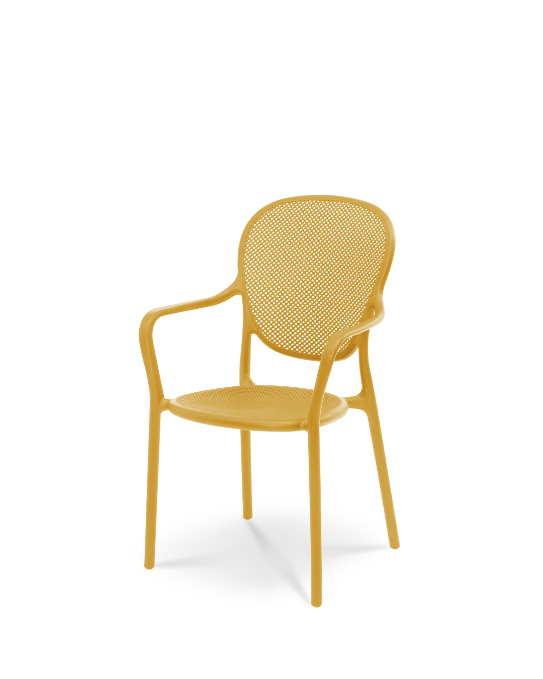 Pales Plastic Chair Potters Clay Yellow